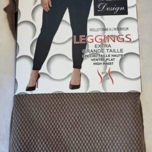 NEW Ladies Beige Thermal Warm Leggings One size fits sizes 16 18 20 22