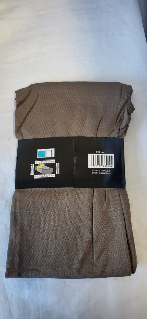 NEW Ladies Beige Thermal Warm Leggings One size fits sizes 16 18 20 22 - Image 3