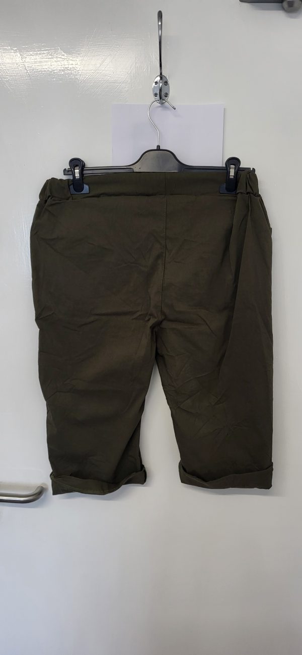 SALE SALE SALE NEW Ladies Khaki Magic Shorts Plus Size One Size Fits sizes 18 20 22 Size 2 NON RETURNABLE - Image 5