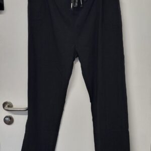 NEW Ladies Black Stretchy Non Crinkle Magic Trousers One Size Fits 22 24 Size 3