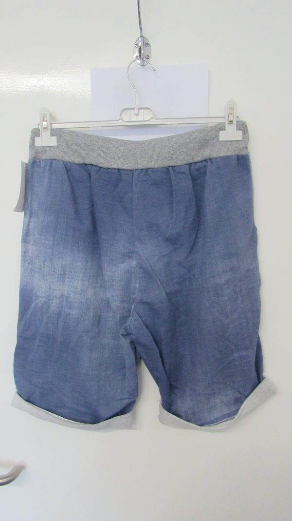 NEW Ladies Lighter Blue Plain Jogger Shorts Plus Size One Size Fits sizes 16 18 20 Size 2 - Image 5