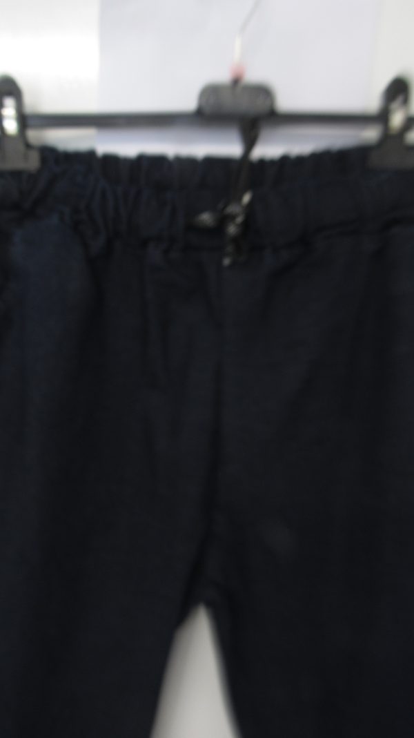 NEW Ladies Denim Blue Stretchy Crinkle Magic Shorts One Size Fits 20 22 Size 3 - Image 3