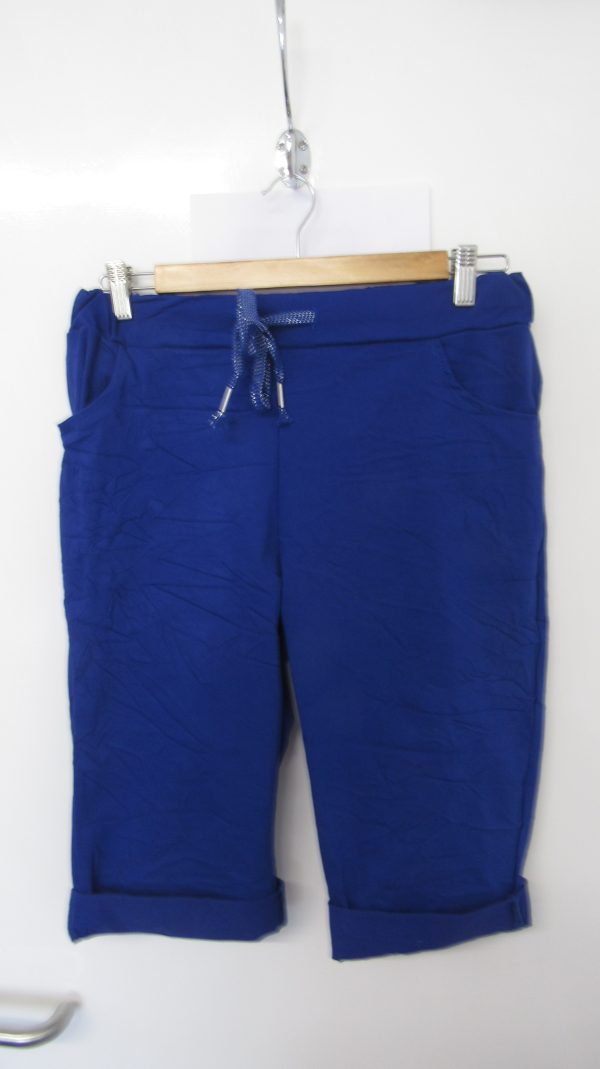 NEW Ladies Royal Blue Magic Shorts Size One Size Fits sizes 10 12 14 16 Size 1 - Image 2