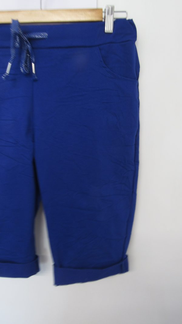 NEW Ladies Royal Blue Magic Shorts Size One Size Fits sizes 10 12 14 16 Size 1 - Image 3