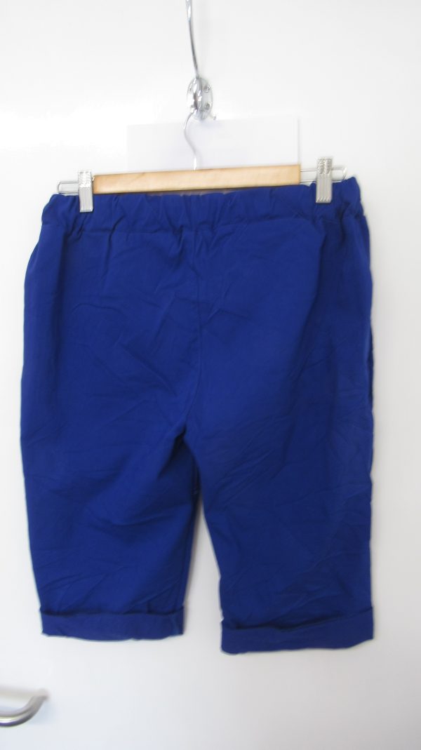 NEW Ladies Royal Blue Magic Shorts Size One Size Fits sizes 10 12 14 16 Size 1 - Image 4