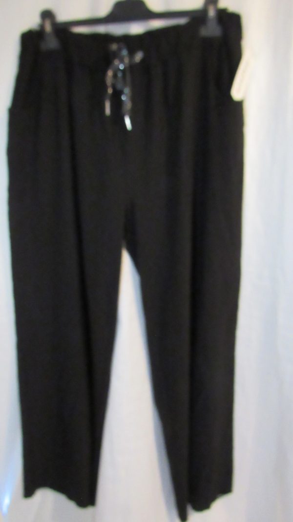 NEW Ladies Black Kick Flare Magic Trousers One size fits sizes 22-24 Size 3 - Image 2