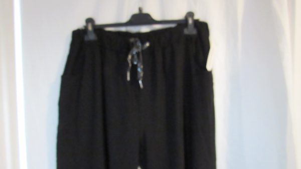 NEW Ladies Black Kick Flare Magic Trousers One size fits sizes 22-24 Size 3 - Image 3