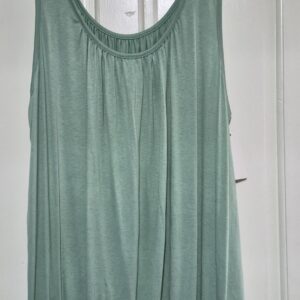 New Ladies Mint Green Sleeveless Sun Top One size fits sizes 16 18 20 22 Plus Size