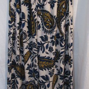 NEW Ladies Womens Blue Floral Pattern Palattzo Trousers One size fits sizes 16 18 20 22