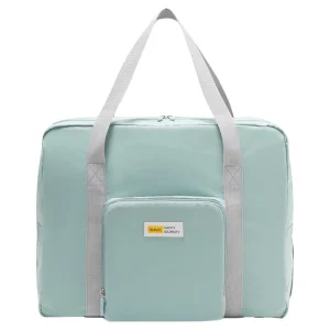 New Ladies Green Under Seat Lightweight Foldable Travel Bag