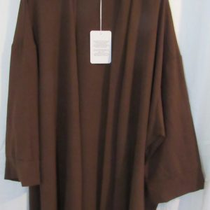 NEW Ladies Brown Lightweight Jacket One size fits sizes 18 20 22 24 Longer Length