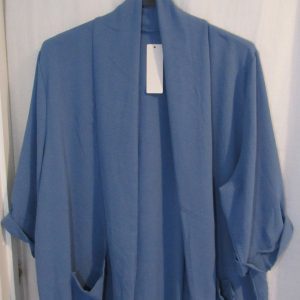 NEW Ladies Blue Lightweight Jacket One size fits sizes 18 20 22
