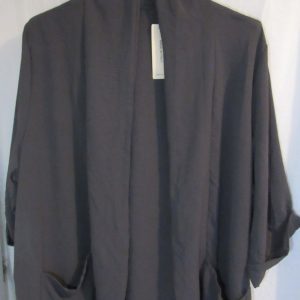 NEW Ladies Charcoal Lightweight Jacket One size fits sizes 18 20 22