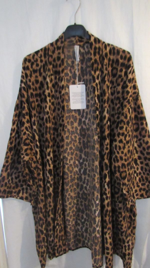 NEW Ladies Animal Print Lightweight Jacket One size fits sizes 18 20 22 24 Longer Length - Image 3