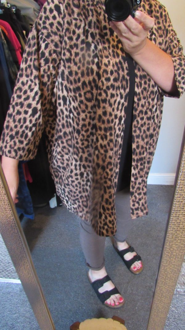 NEW Ladies Animal Print Lightweight Jacket One size fits sizes 18 20 22 24 Longer Length - Image 7