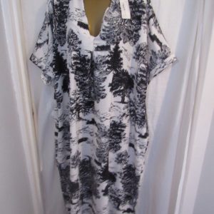 NEW Ladies Greys Plus Size Grandad Collar Pocket Dress One size fits sizes 18 20 22 24 NON RETURNABLE