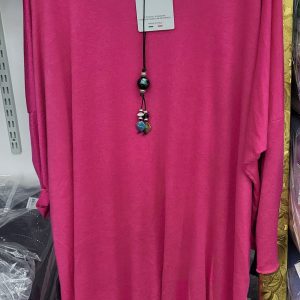 NEW Ladies Cerise Very Soft Jumper One Size Fits 18 20 22 24 Plus Size