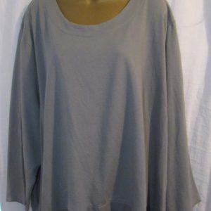 New Ladies Grey Sweatshirt Top One Size fits sizes 20 22 24