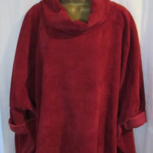NEW Ladies Burgundy Warm Cowl Neck Jumper One Size fits sizes 18 20 22 24