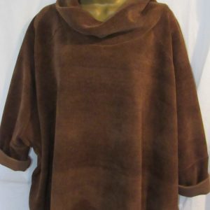 NEW Ladies Camel Brown Warm Cowl Neck Jumper One Size fits sizes 18 20 22 24