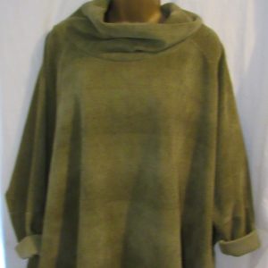 NEW Ladies Lime Warm Cowl Neck Jumper One Size fits sizes 18 20 22 24