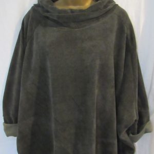 NEW Ladies Khaki Warm Cowl Neck Jumper One Size fits sizes 18 20 22 24