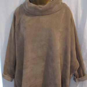 NEW Ladies Mocha Warm Cowl Neck Jumper One Size fits sizes 18 20 22 24