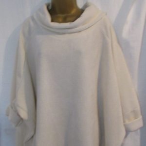 NEW Ladies Cream Warm Cowl Neck Jumper One Size fits sizes 18 20 22 24