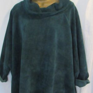 NEW Ladies Green Warm Cowl Neck Jumper One Size fits sizes 18 20 22 24