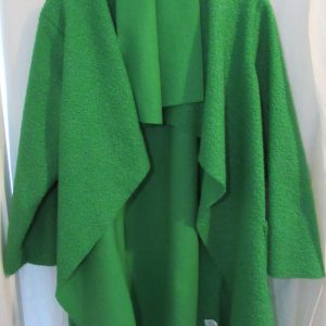 NEW Ladies Green Wrap Coat One Size fits sizes 16 18 20 22