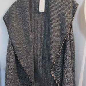 NEW Ladies Grey Waistcoat Wrap One Size fits sizes 16 18 20