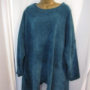 NEW Ladies Teal Warm Handkerchief Hem Jumper One Size fits sizes 18 20 22 24
