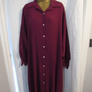 NEW Ladies Magenta Pleated Dress One size fits sizes 18 20 22