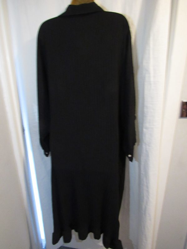 NEW Ladies Black Pleated Dress One size fits sizes 18 20 22 - Image 3