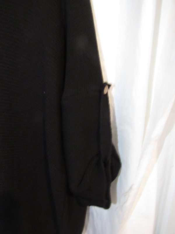 SALE SALE SALE New Ladies Black Ribbed Jumper One Size fits sizes 18 20 22 NON RETURNABLE - Image 2