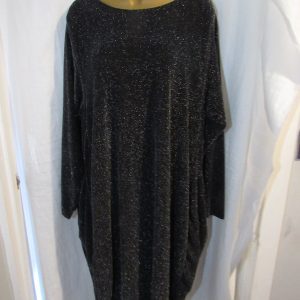 New Ladies Silver Sparkle Pocket Dress One Size fits sizes 18 20 22