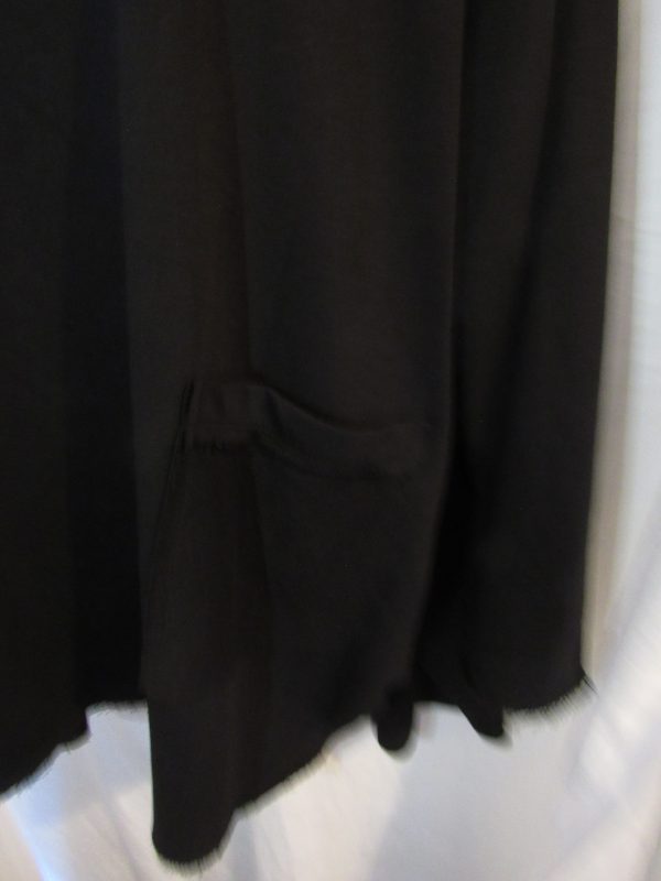 BLACK FRIDAY DEAL New Ladies Black Tunic Top One Size fits sizes 18 20 22 NON RETURNABLE - Image 2