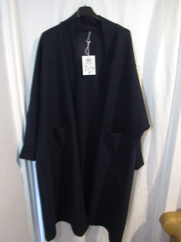 DEAL DEAL DEAL NEW Ladies Navy Blue Plus Size Coat One Size fits sizes 18 20 22 24 NON RETURNABLE