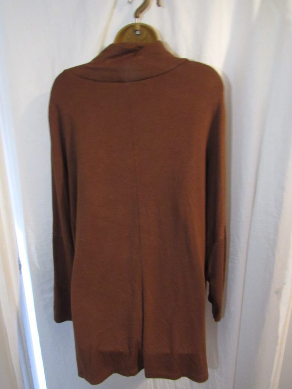 SALE SALE SALE NEW Ladies Brown Cowl Neck Soft Jumper One Size Fits 18 20 22 NON RETURNABLE - Image 3