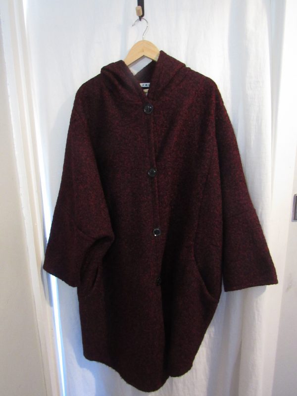 SALE SALE SALE NEW Ladies Women Berry Button Up Boucle Coat One Size fits sizes 18 20 22 24 NON RETURNABLE