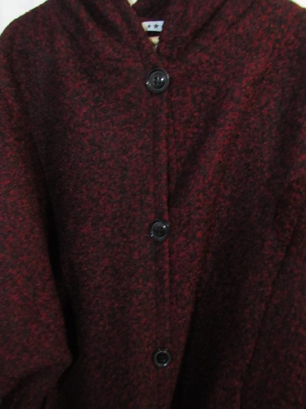 SALE SALE SALE NEW Ladies Women Berry Button Up Boucle Coat One Size fits sizes 18 20 22 24 NON RETURNABLE - Image 3