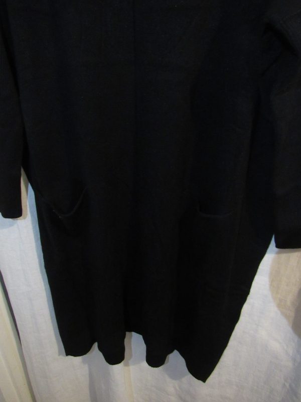 SALE SALE SALE New Ladies Black Pocket Soft Longer Length Jumper One Size fits sizes 18 20 22 - Image 5