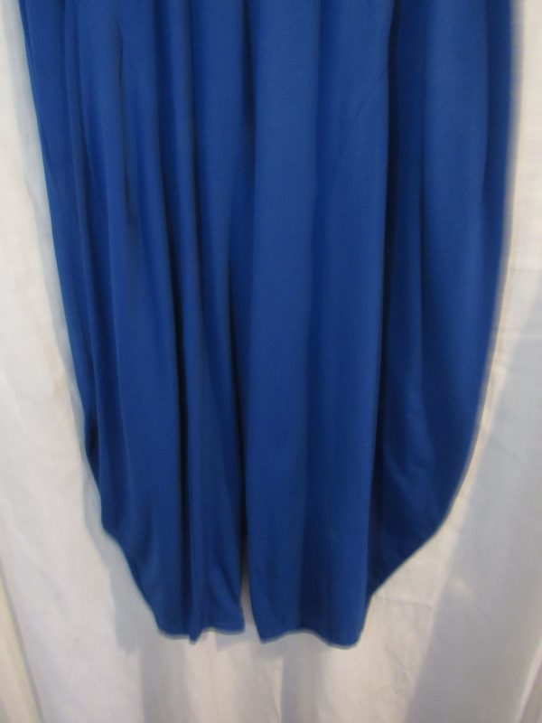 NEW Ladies Royal Blue Jersey Trousers One size fits sizes 18 20 22 - Image 4