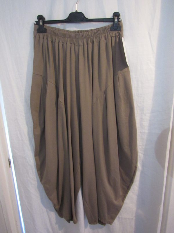 NEW Ladies Mocha Jersey Trousers One size fits sizes 18 20 22