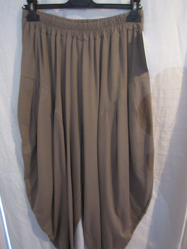 NEW Ladies Mocha Jersey Trousers One size fits sizes 18 20 22 - Image 3