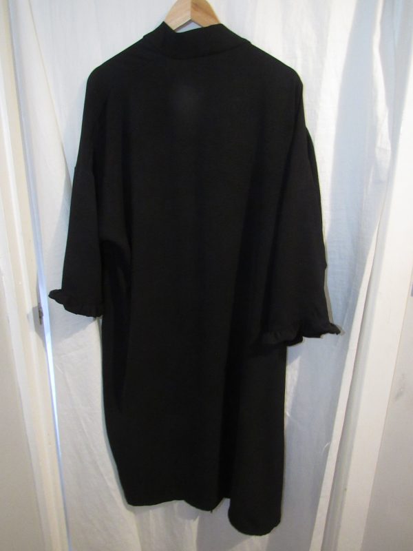 SALE SALE SALE New Ladies Black Frill Sleeve Long Kimono Plus One Size fits sizes 18 20 22 NON RETURNABLE - Image 5