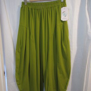 NEW Ladies Lime Jersey Trousers One size fits sizes 18 20 22