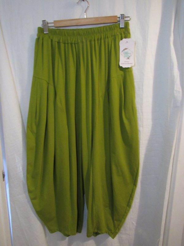 NEW Ladies Lime Jersey Trousers One size fits sizes 18 20 22 - Image 2