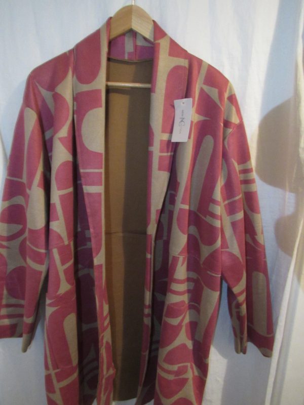 New Ladies Pink Jacket One Size Fits sizes 18 20 22 - Image 2