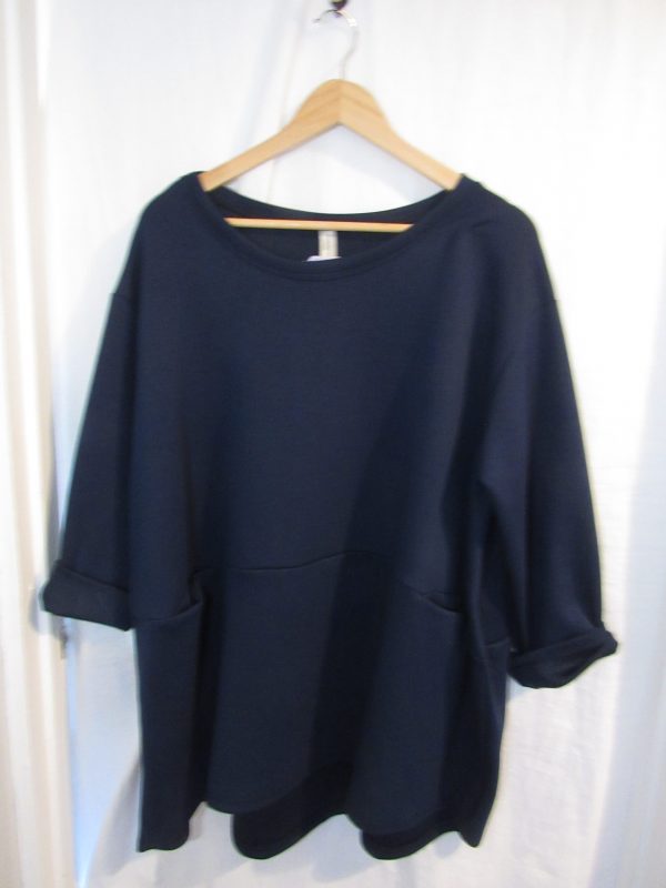 Ladies Women New Navy Blue Sweatshirt One Size fits sizes 18 20 22 - Image 2